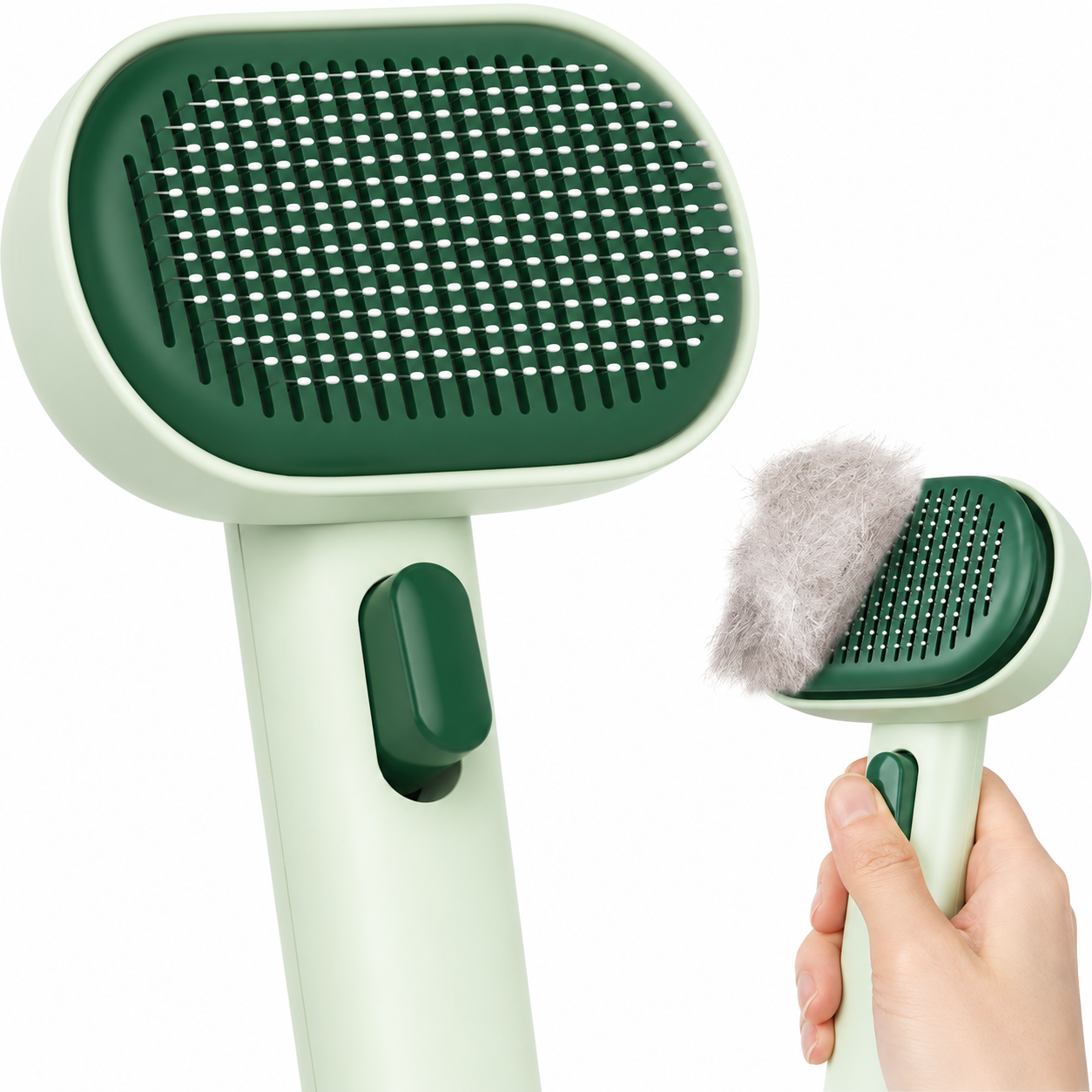 Self Cleaning Deshedding Brush For Indoor Pets