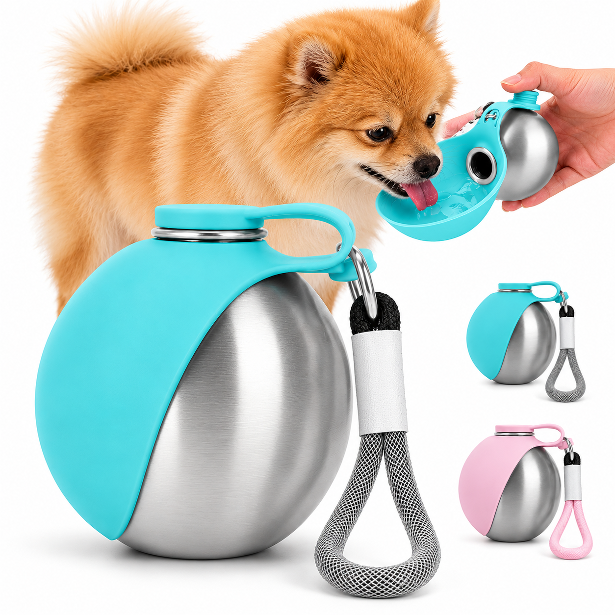 Portable Water Dispenser Bowl Bottle For Dogs