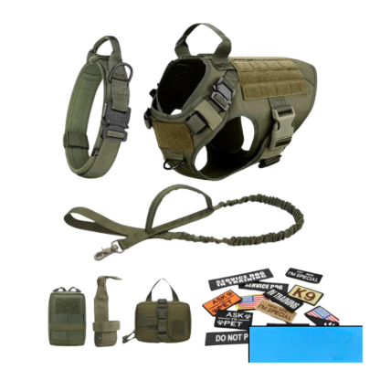 Dog Harness With Front And Back Rings-Ziggy Dog Training Collar