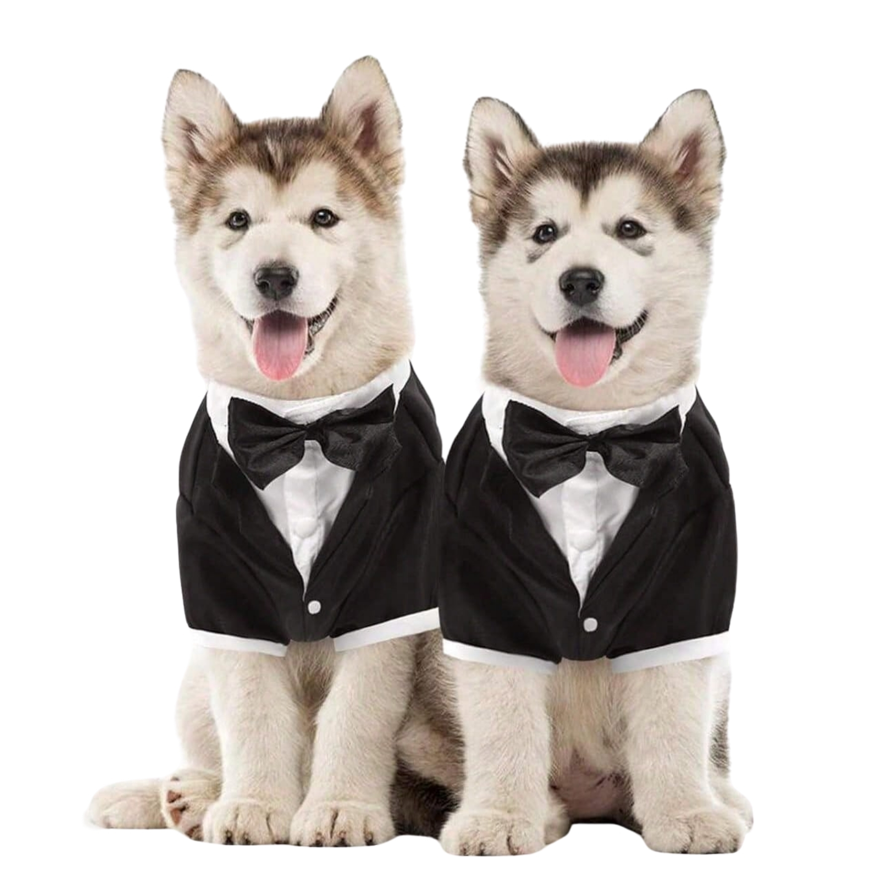 Formal Dog Tuxedo Suit With Bow Tie
