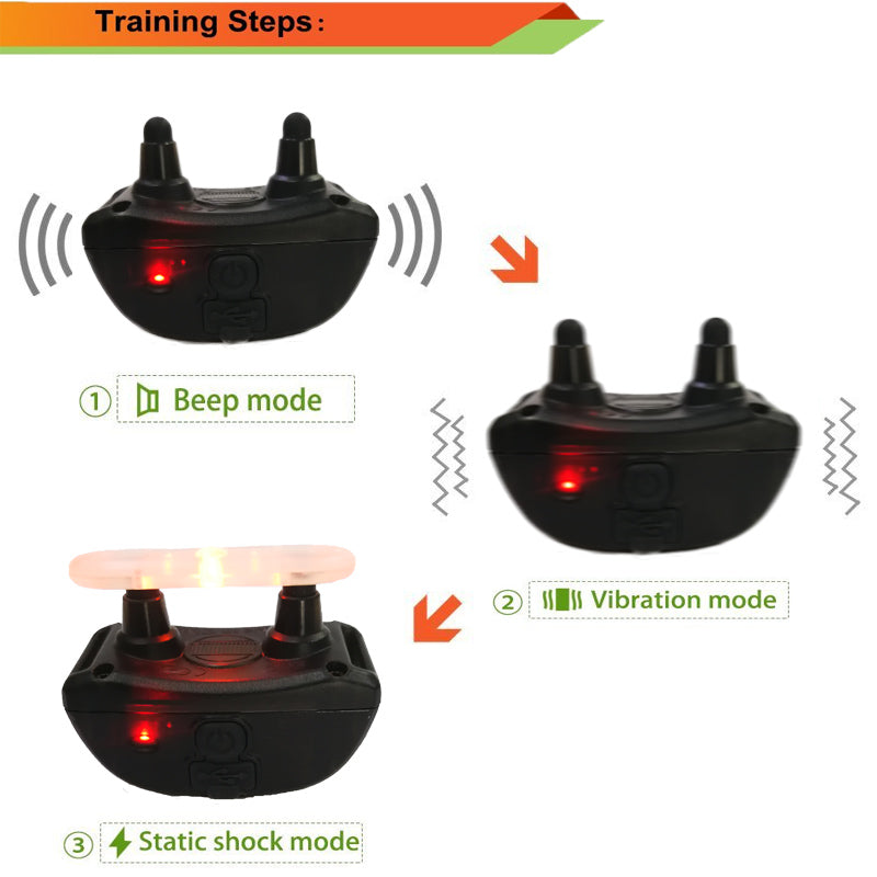 Remote Dog Shock Collar Waterproof & Rechargeable Training Collars-Ziggy Dog Training Collar