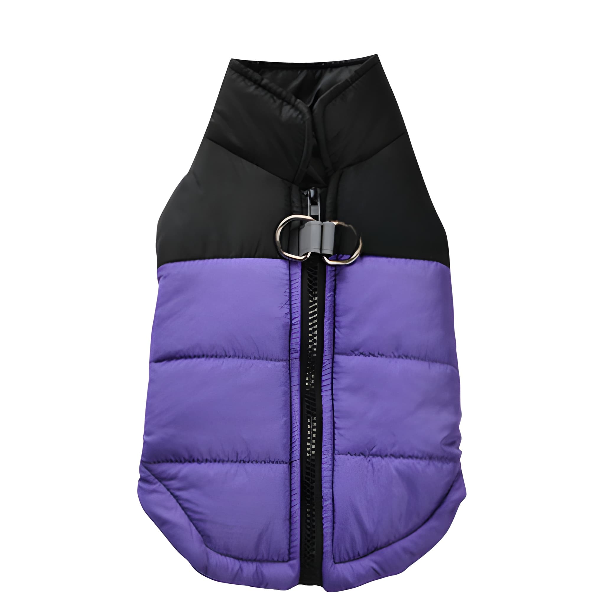 Insulated Dog Vest With Zipper And Leash Ring