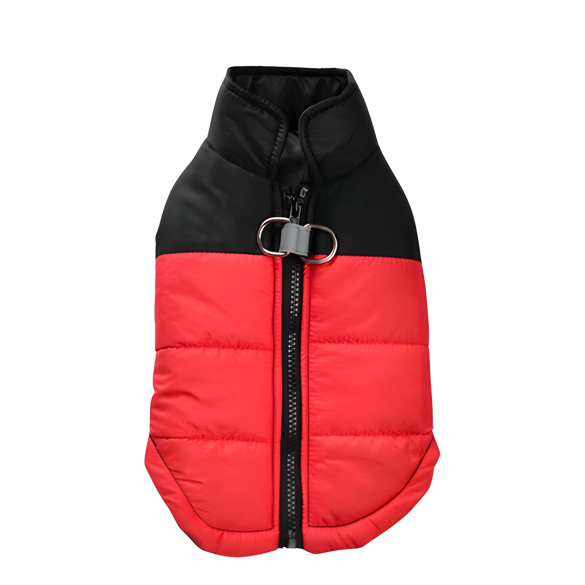 Insulated Dog Vest With Zipper And Leash Ring