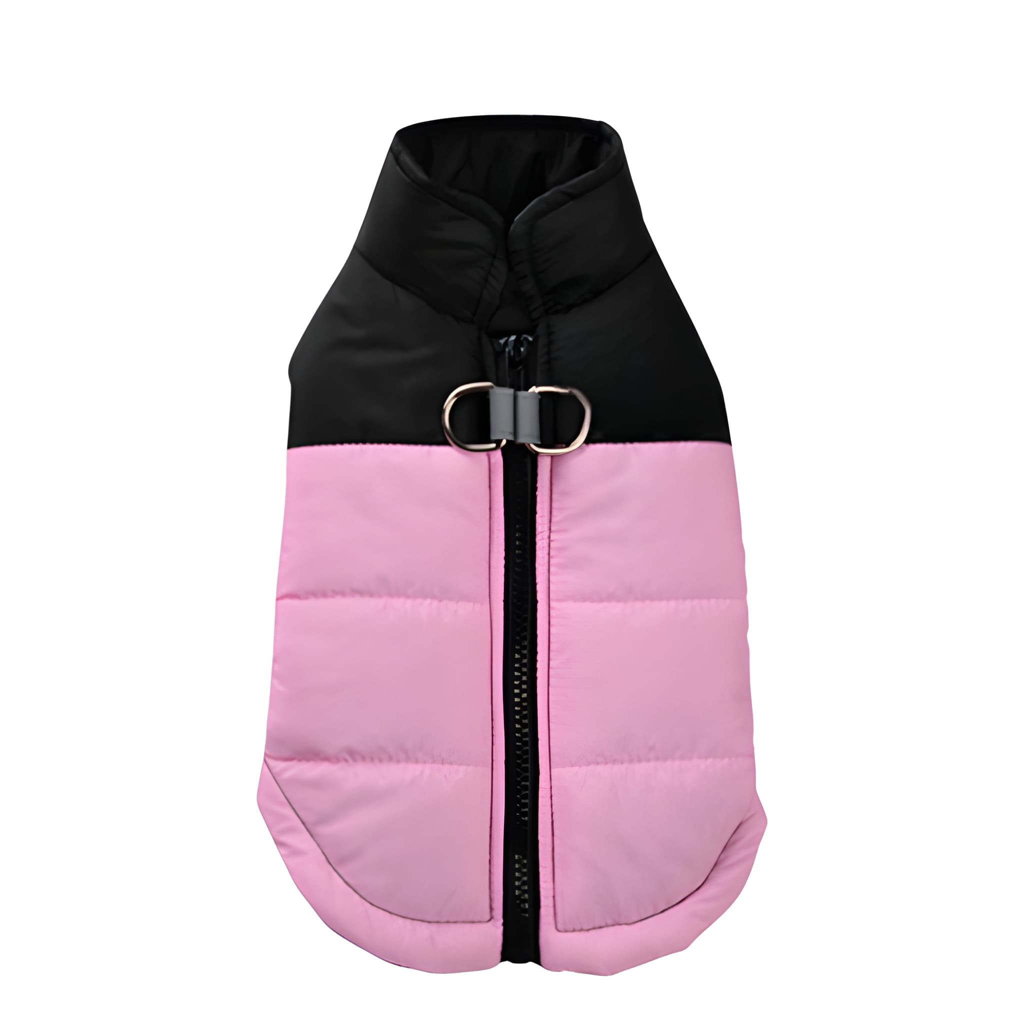 Insulated Dog Vest With Zipper And Leash Ring