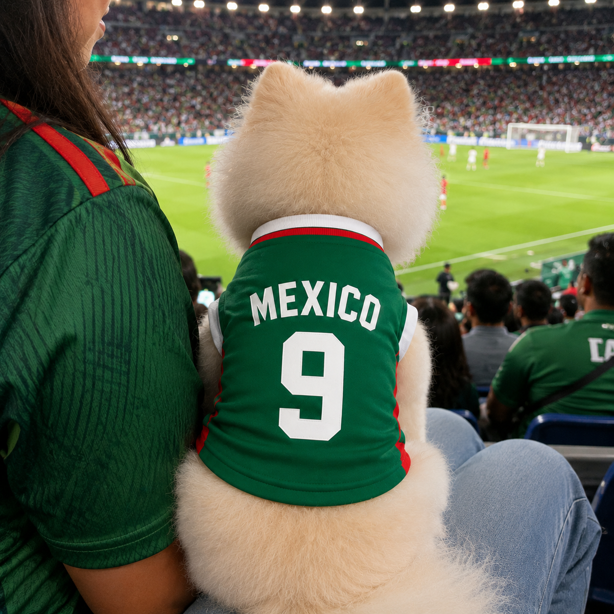 World Cup 2026 Mexico Soccer Pet Jersey
