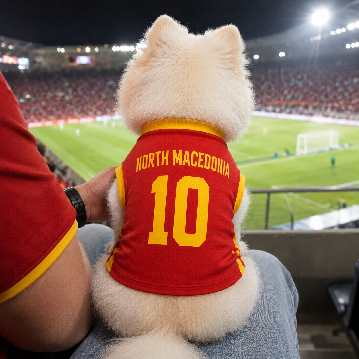 World Cup 2026 North Macedonia Soccer Pet Jersey