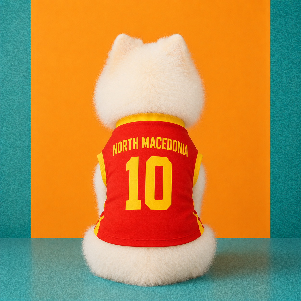 World Cup 2026 North Macedonia Soccer Pet Jersey
