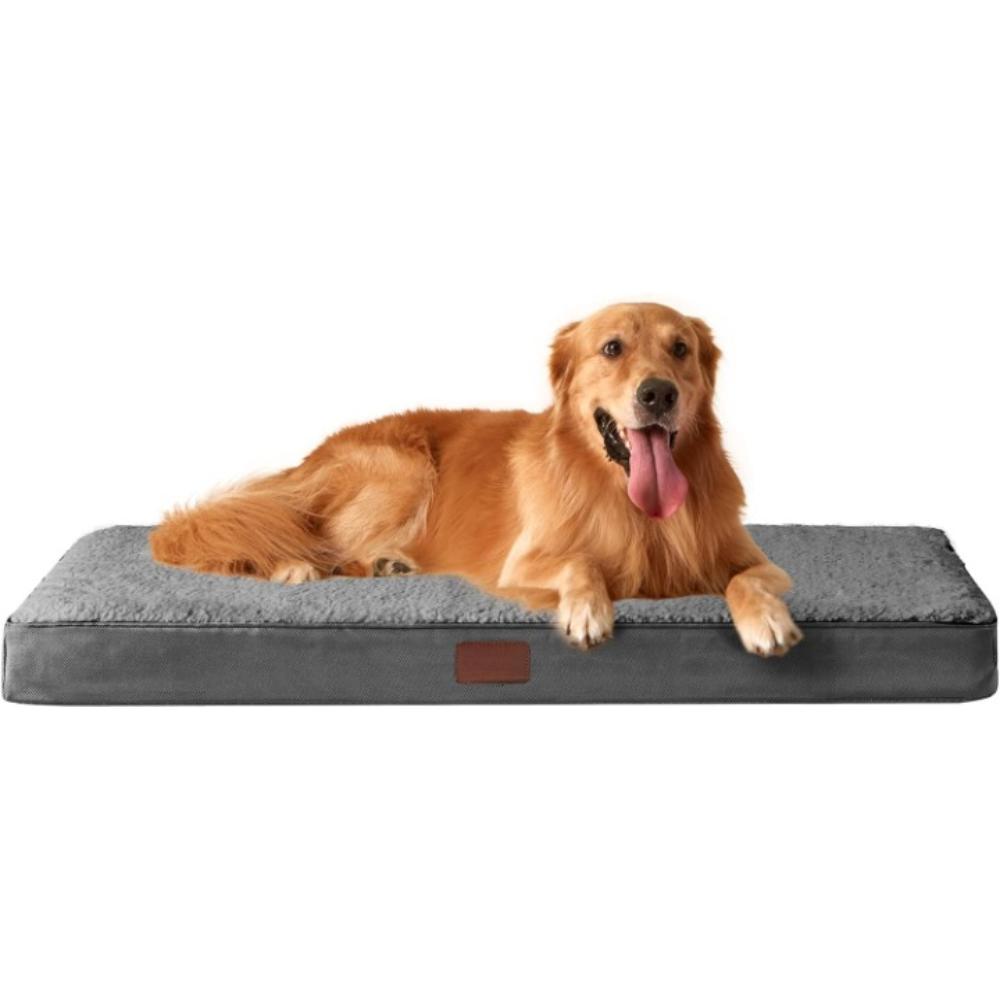 Supportive Plush Rectangular Pet Bed-Ziggy Dog Training Collar