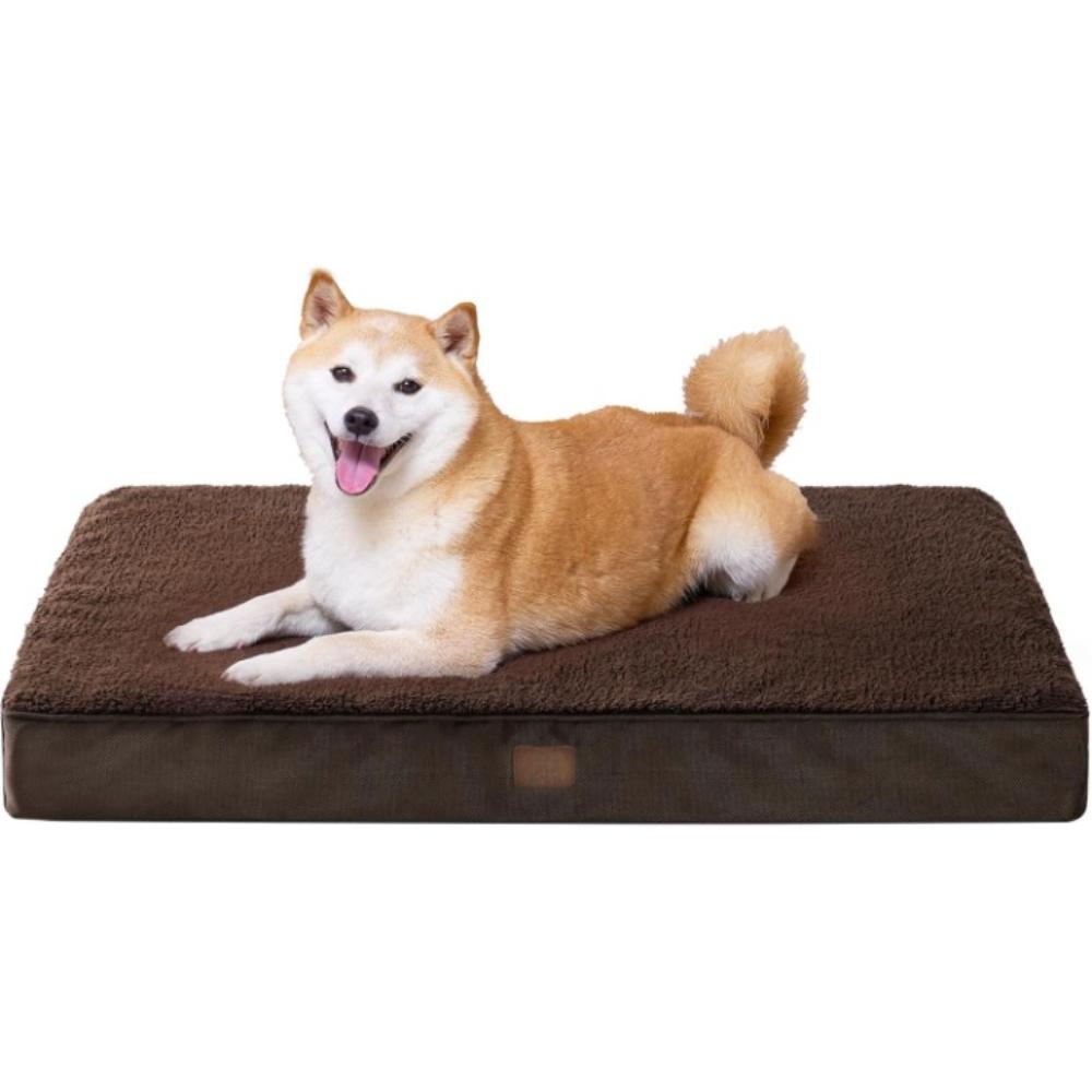 Supportive Plush Rectangular Pet Bed-Ziggy Dog Training Collar