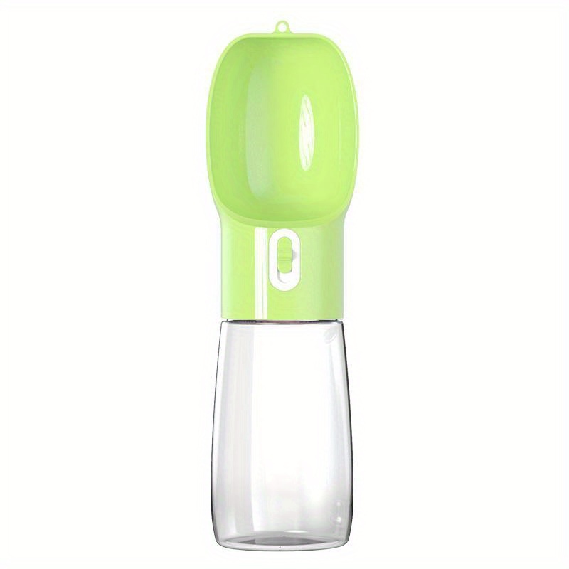 Portable Dog Water Bottle With Built In Bowl For Travel Use