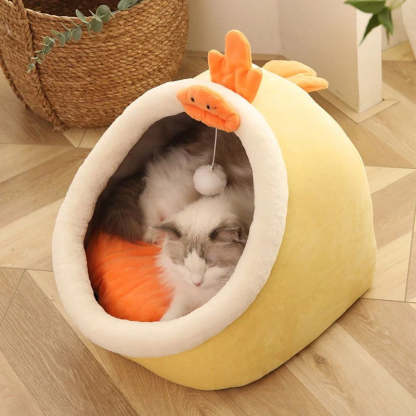 Tent Bed With Cushion Washable Pet Cave-Ziggy Dog Training Collar