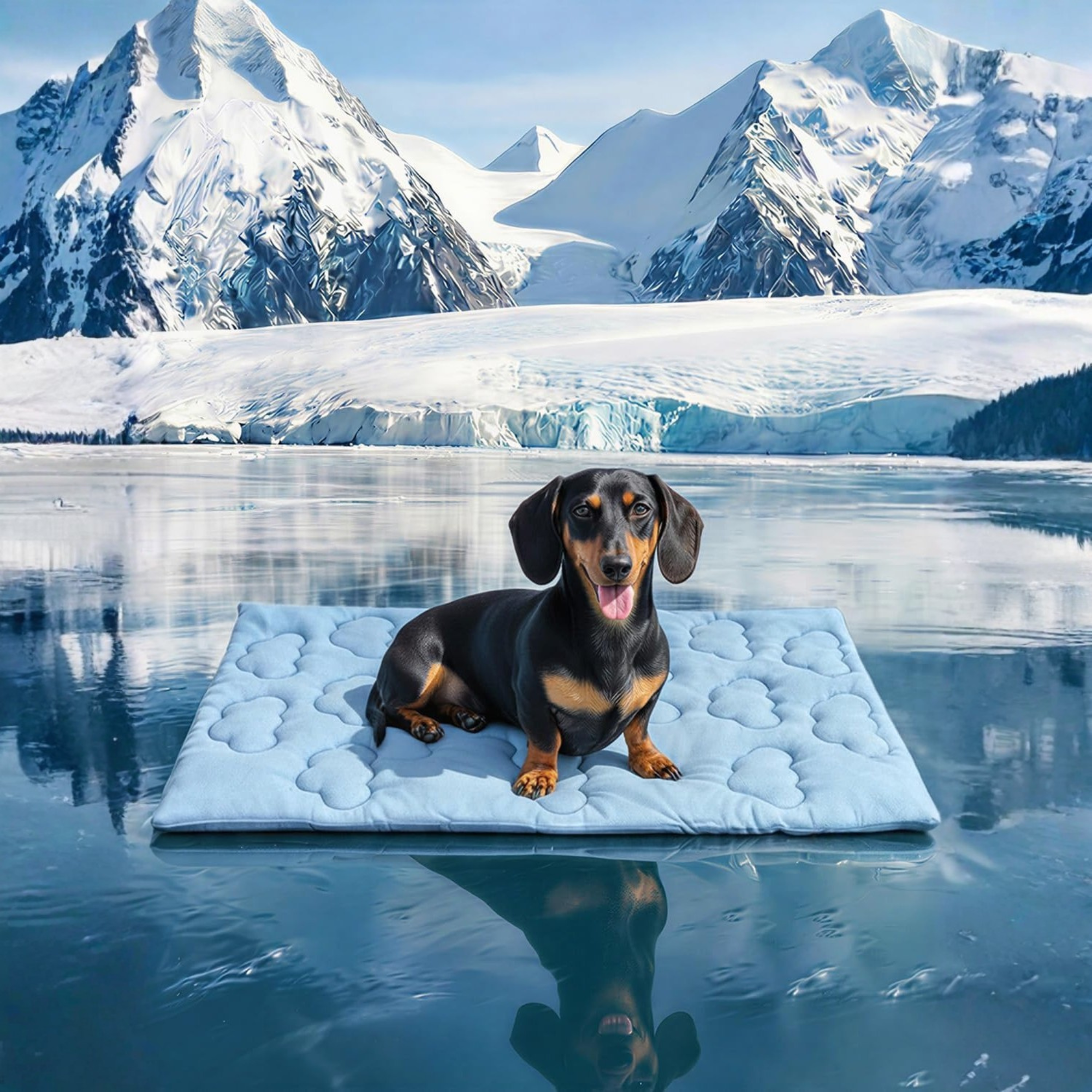 Dual Sided Cooling Dog Mat