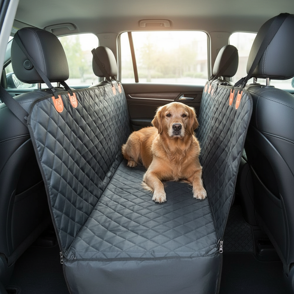 Heavy Duty Waterproof Dog Seat Cover Hammock For Car Back Seat