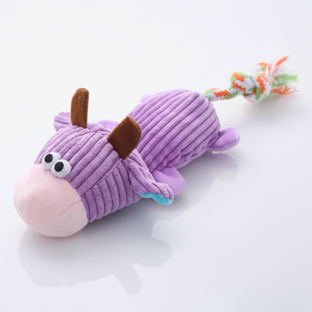 Interactive Dog Plush Toy For Chewing And Play