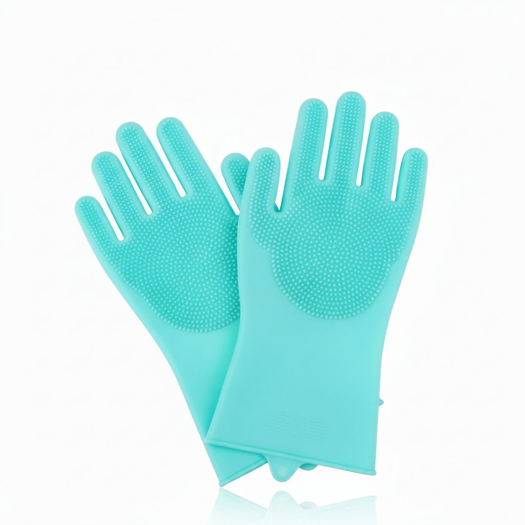 Silicone Pet Grooming Glove For Dog Cat Bath And Hair Removal