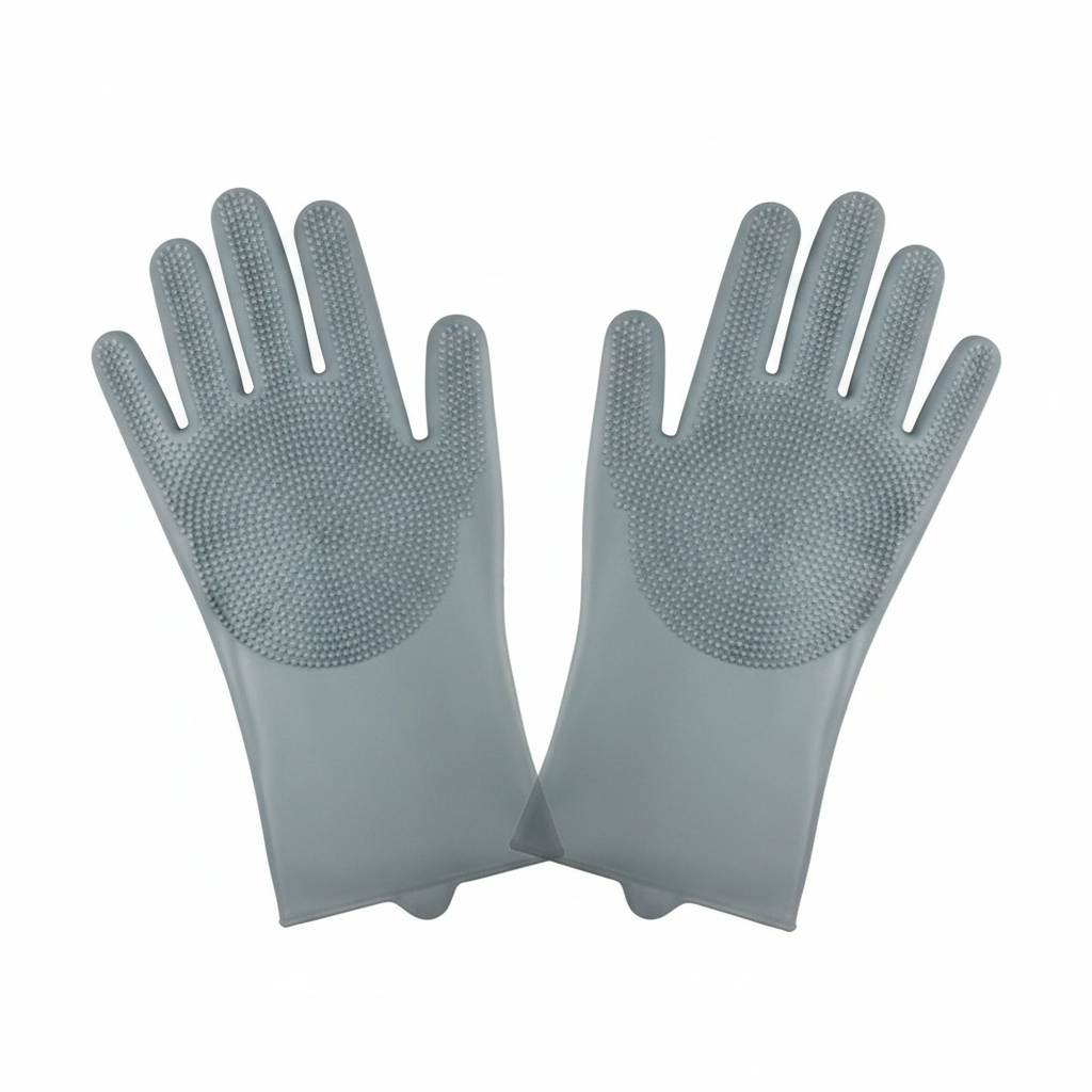 Silicone Pet Grooming Glove For Dog Cat Bath And Hair Removal
