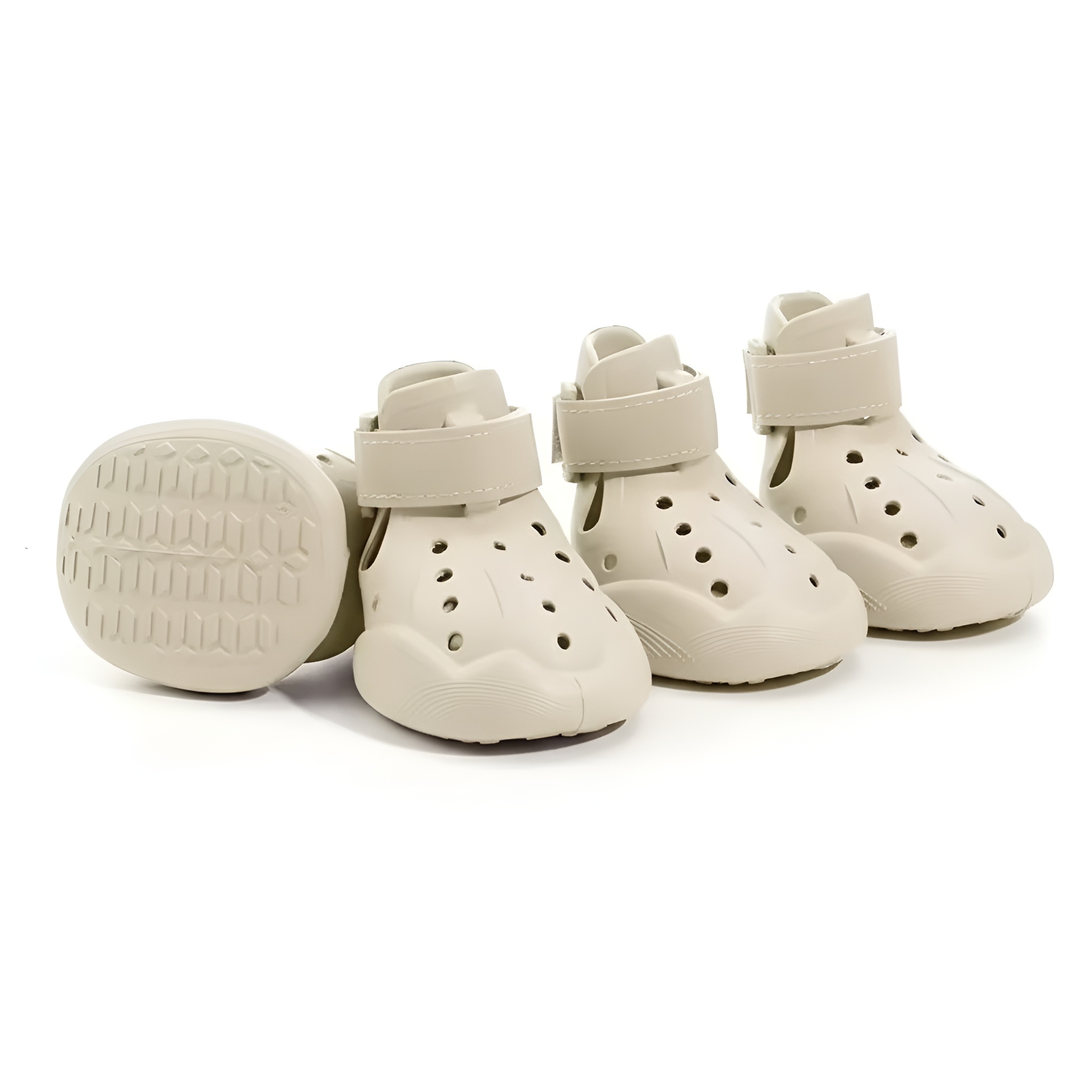 Pack Of 4 Dog Shoes With Adjustable Strap