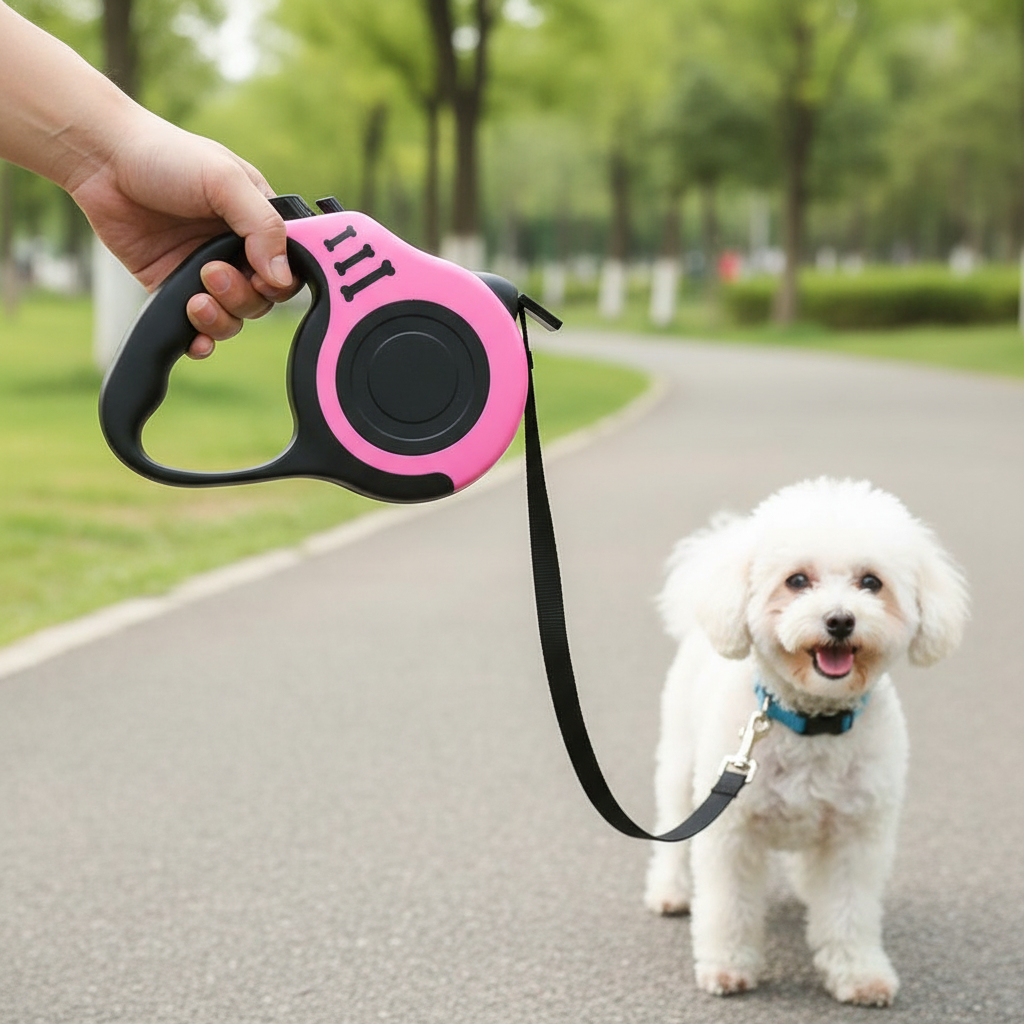 Retractable Dog Leash Easy Control Walking Lead