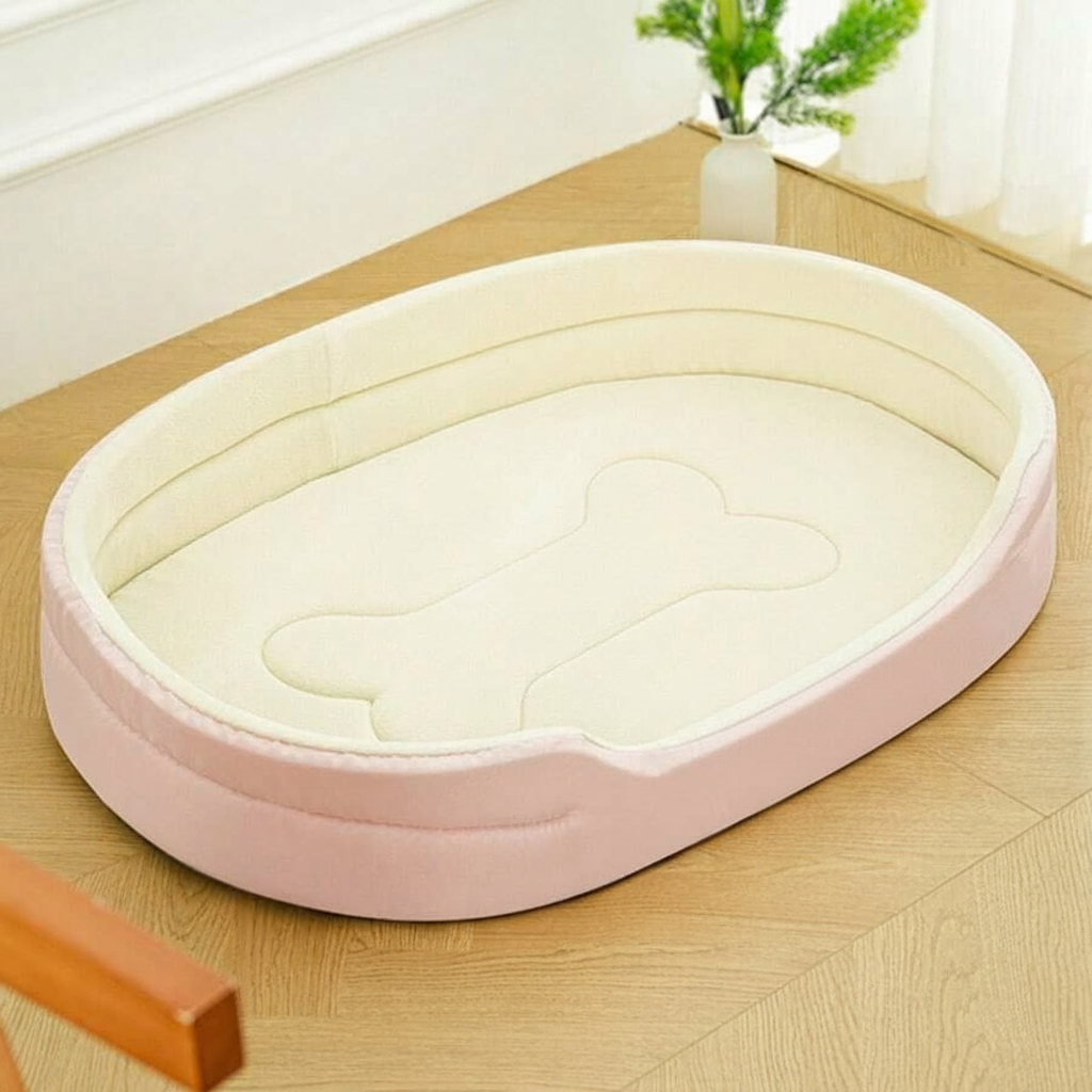 Comfortable Dog Bed Soft Plush Pet Mattress With Non Slip Bottom