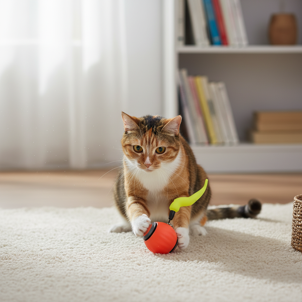 Smart Rolling Ball Interactive Toy For Cats