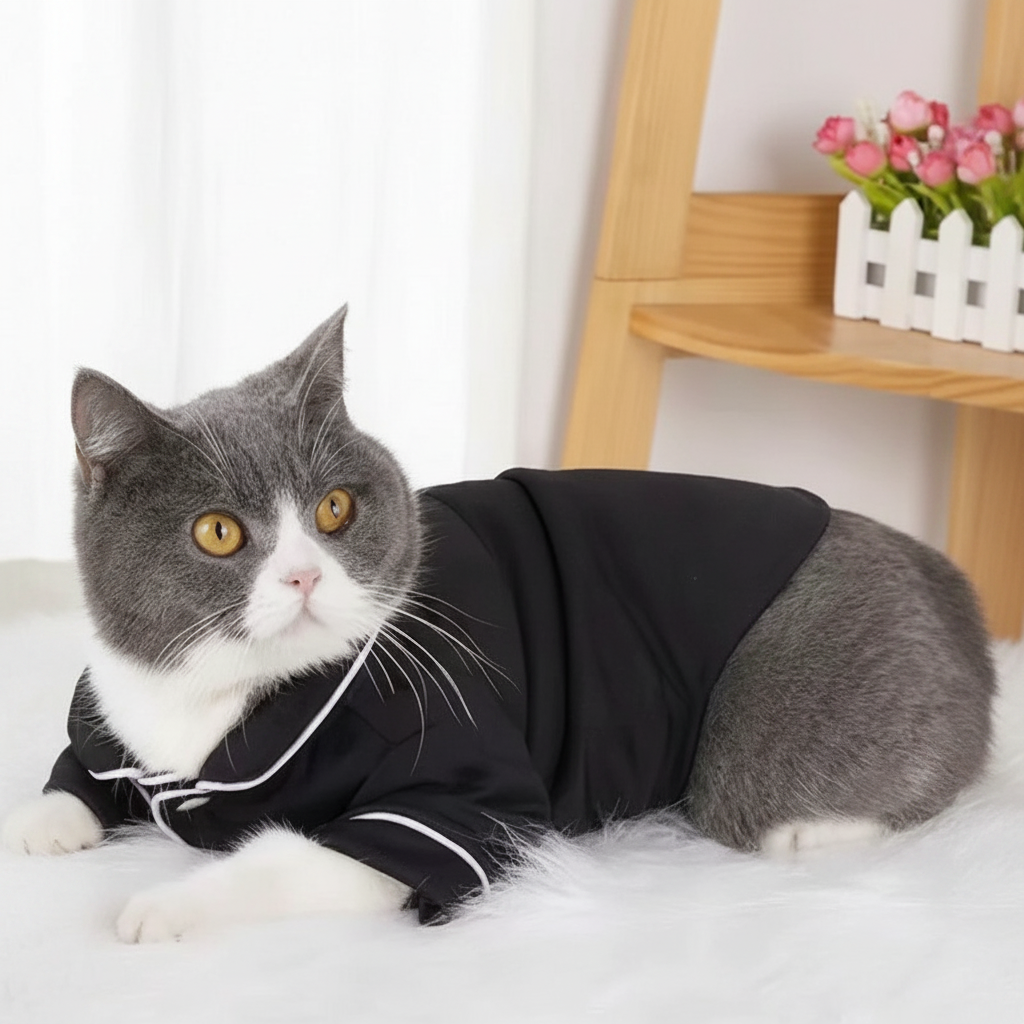 Classic Button Front Pet Pajamas