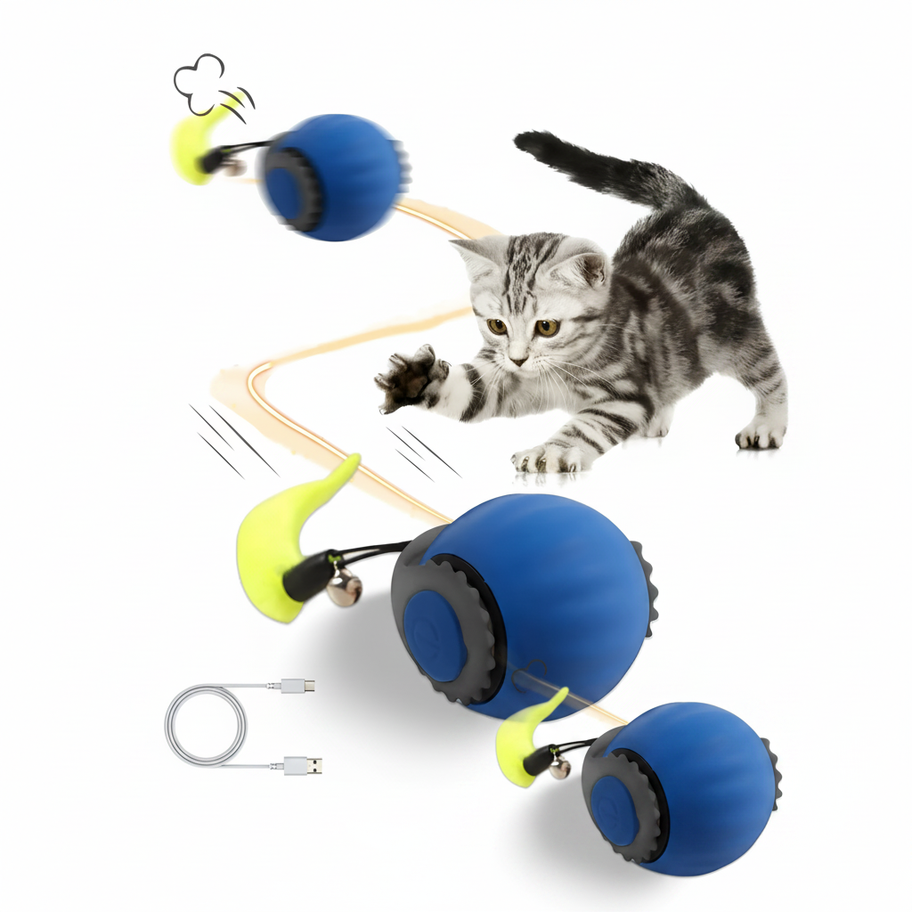 Smart Rolling Ball Interactive Cat Toy