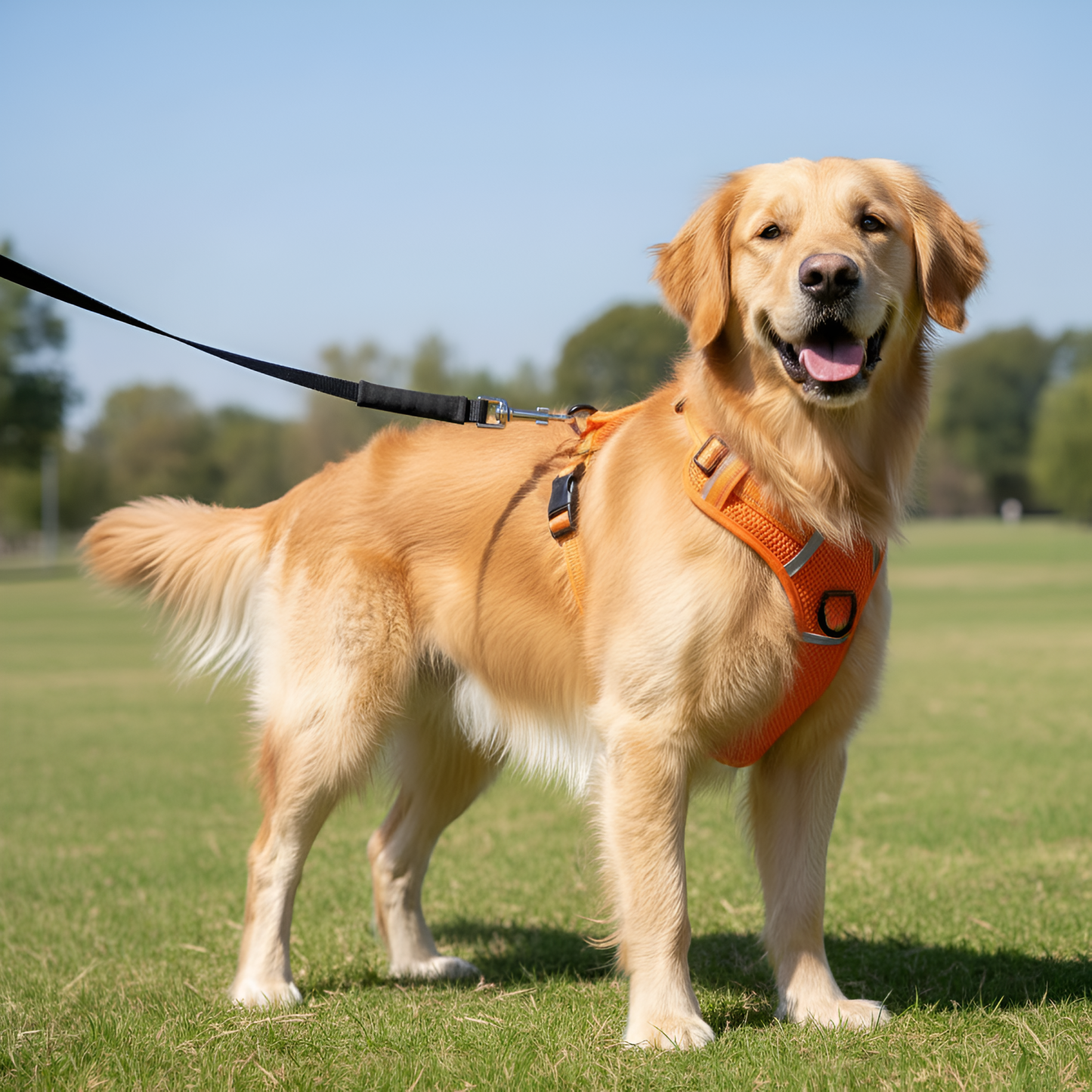 Adjustable No Pull Dog Harness With Reflective Vest