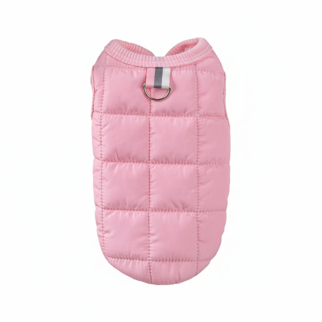 Simple Padded Dog Vest With Harness Ring