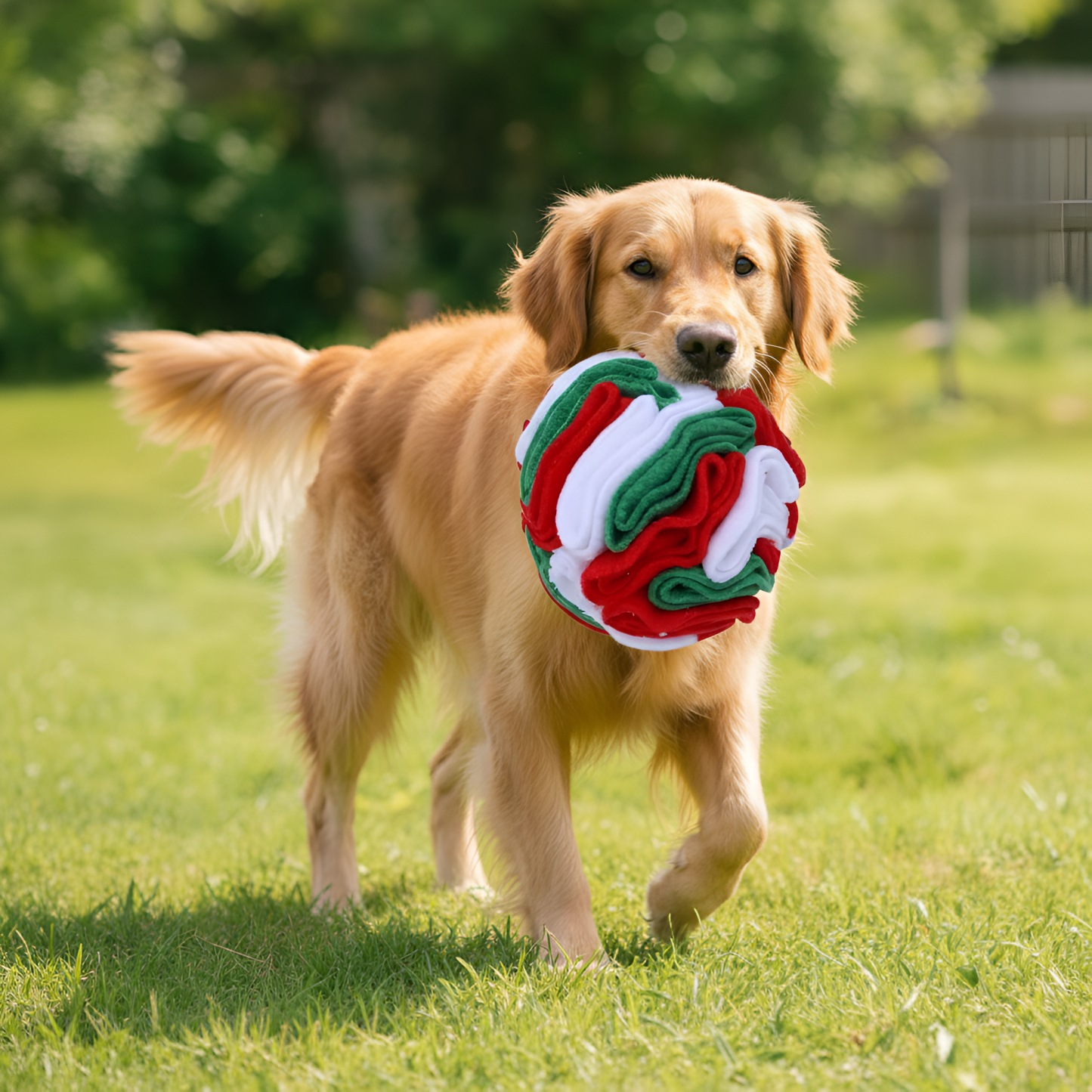 Interactive Scented Snuffle Ball With Swirl Design For Pets