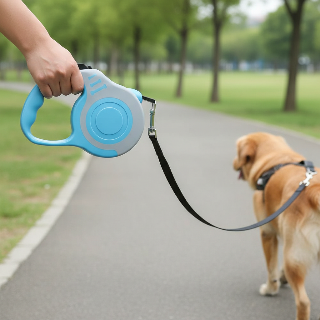 Retractable Dog Leash Easy Control Walking Lead