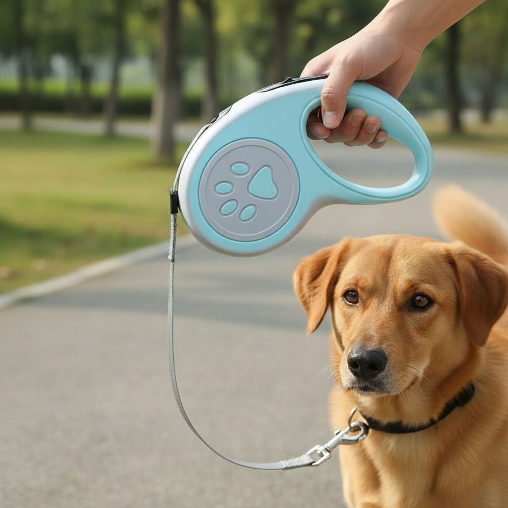 Retractable Dog Walking Leash For Medium Dogs