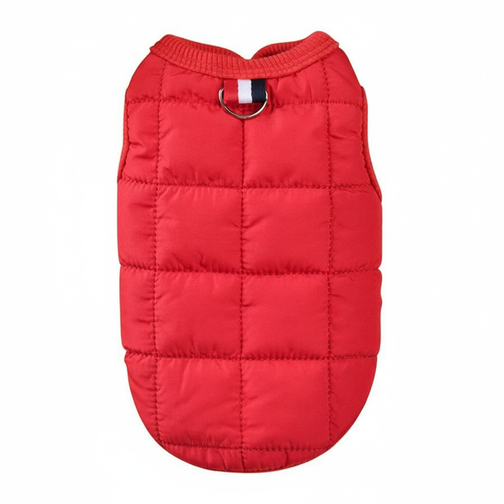 Simple Padded Dog Vest With Harness Ring