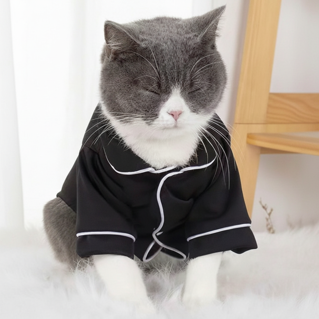 Classic Button Front Pet Pajamas