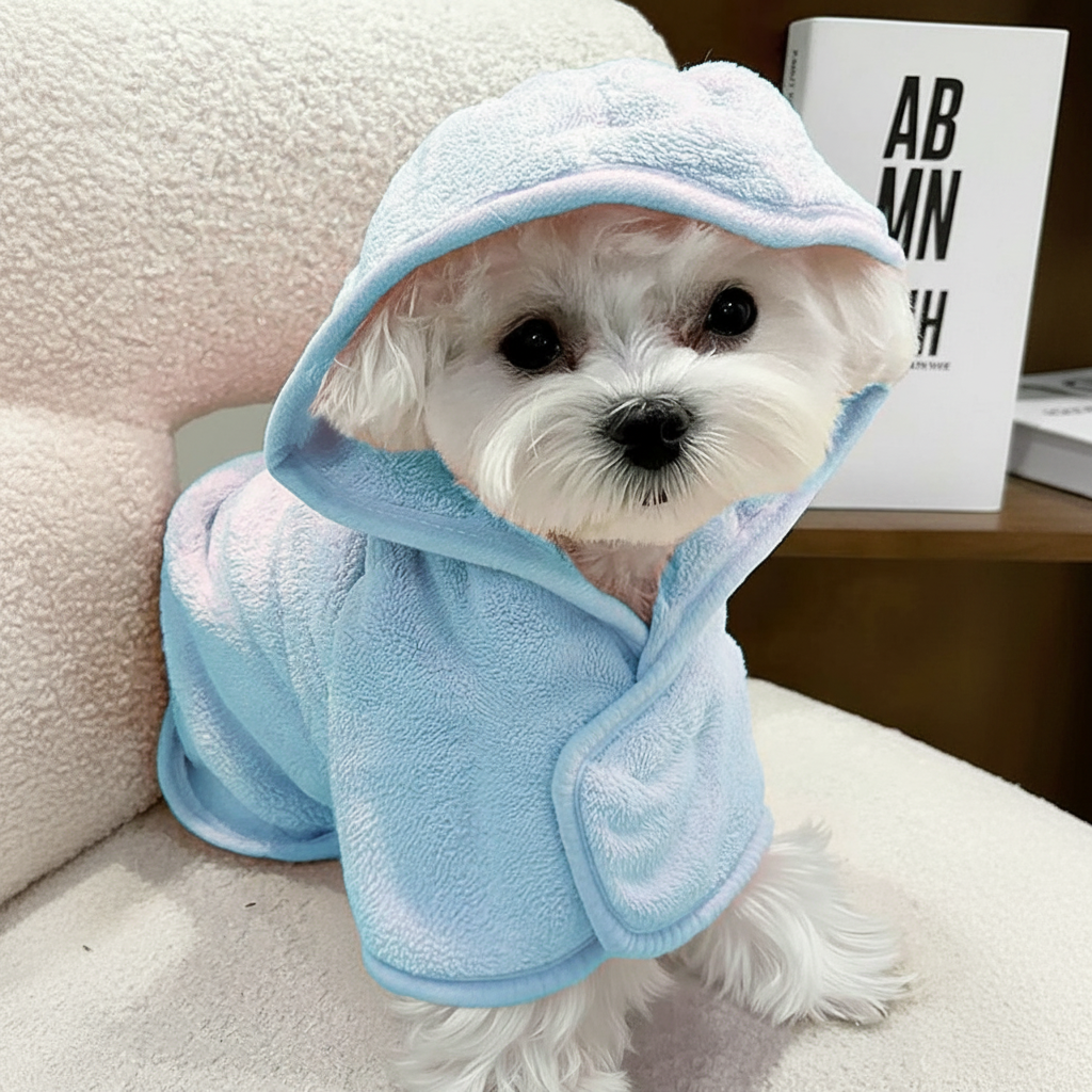 Pet Bathrobe Hood Design