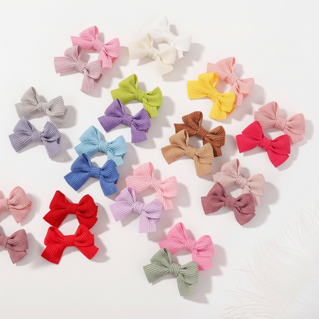 Pet Grooming Bow Hair Clips Set For Dogs And Cats
