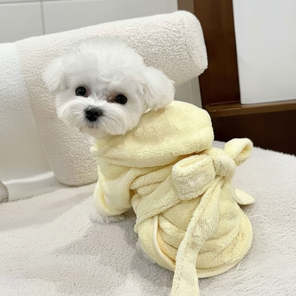 Pet Bathrobe Hood Design