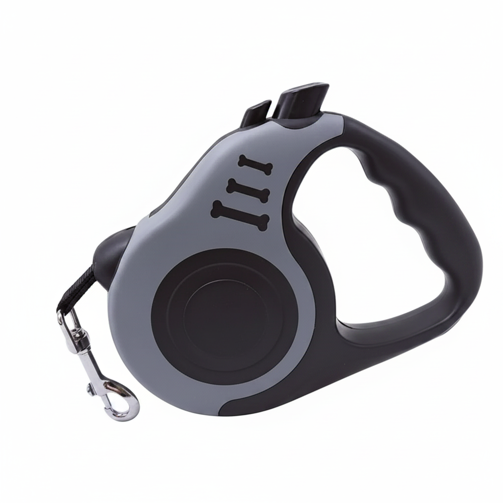 Bone Shaped Retractable Dog Leash Easy Control Walking Lead