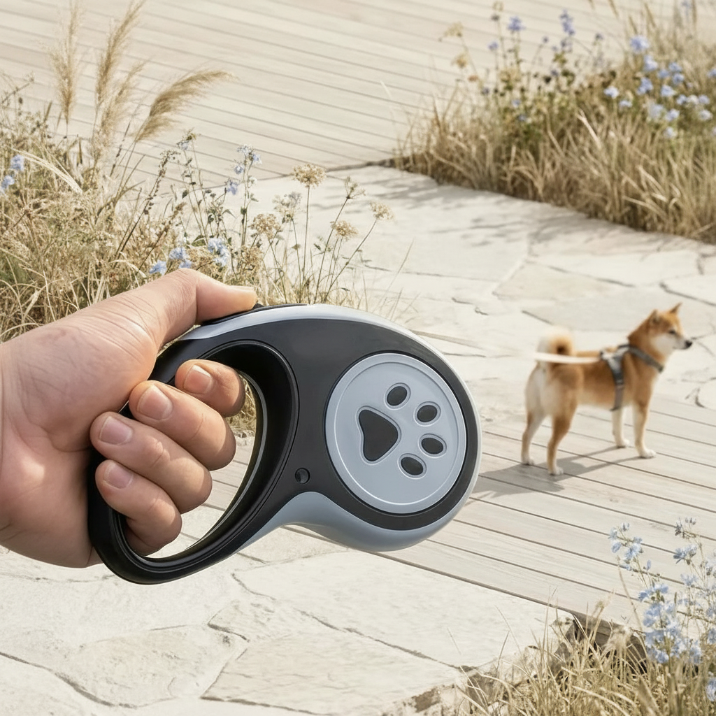 Retractable Dog Walking Leash With Adjustable Lead For Medium Dogs