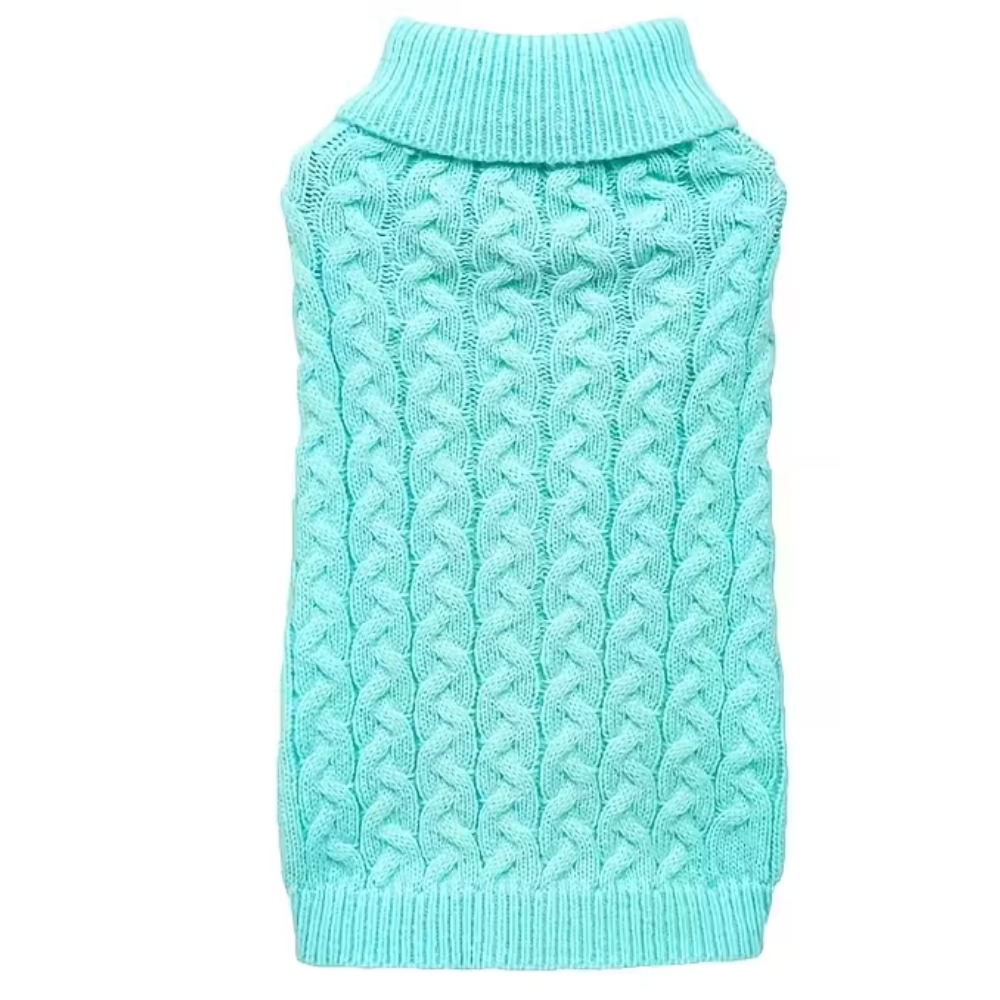 Casual Two Leg Dog Sweater Solid Color Knit for Small Dogs