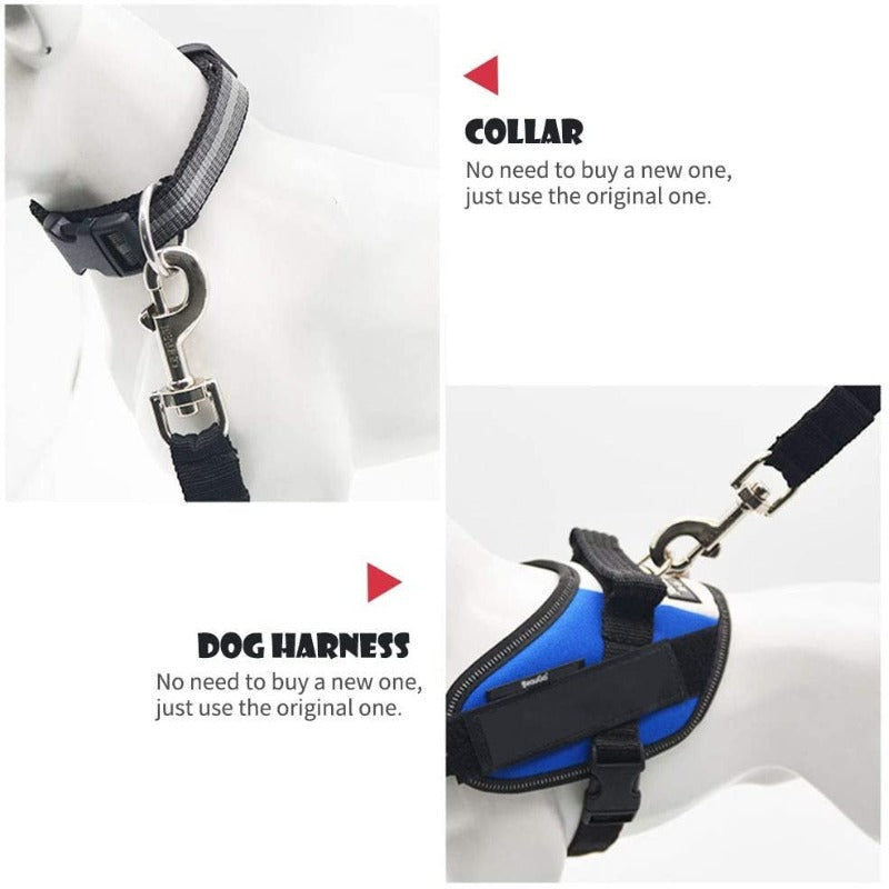 Adjustable Pet Dog Car Seat Belt For Vehicle-Ziggy Dog Training Collar