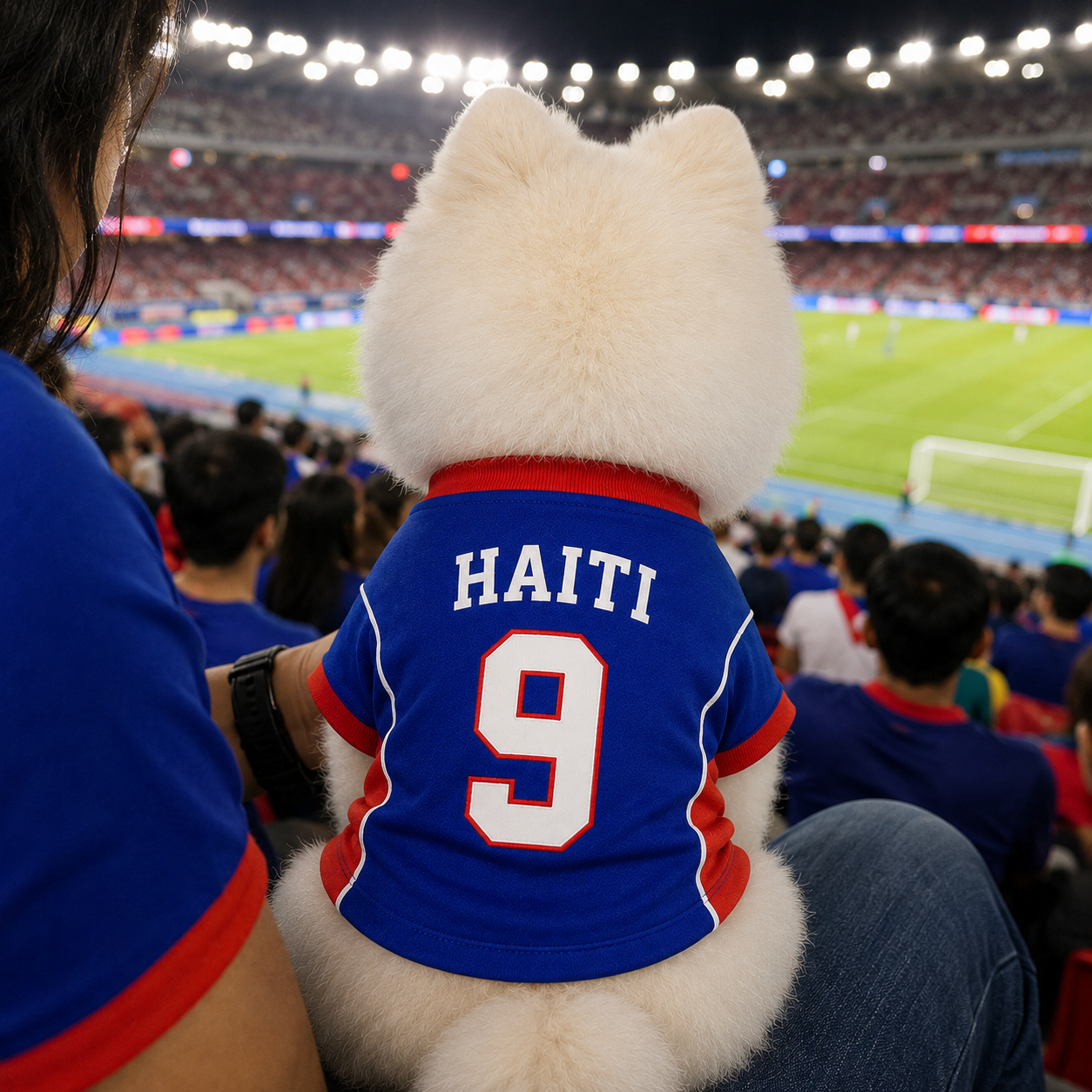 World Cup 2026 Haiti Soccer Pet Jersey