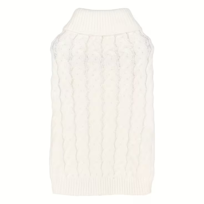 Casual Two Leg Dog Sweater Solid Color Knit for Small Dogs