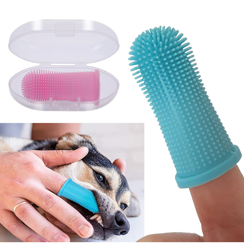Super Soft Silicon Finger Toothbrush For Pets-Ziggy Dog Training Collar