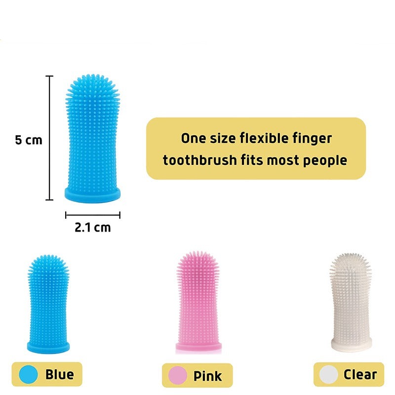 Super Soft Silicon Finger Toothbrush For Pets-Ziggy Dog Training Collar