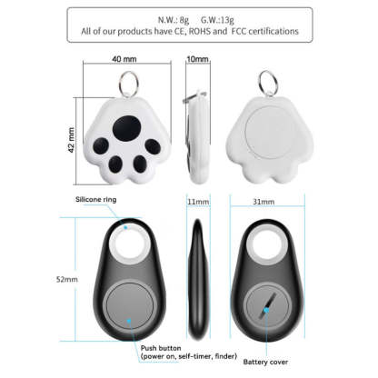 Cat Dog Anti-Lost GPS Tracking Tag Locator Accessories-Ziggy Dog Training Collar