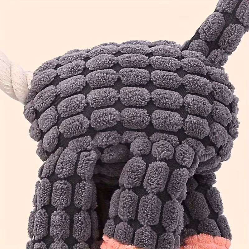 plush donkey shaped pet dog toy bite resistant and grinding teeth plush toy with bb sound 4