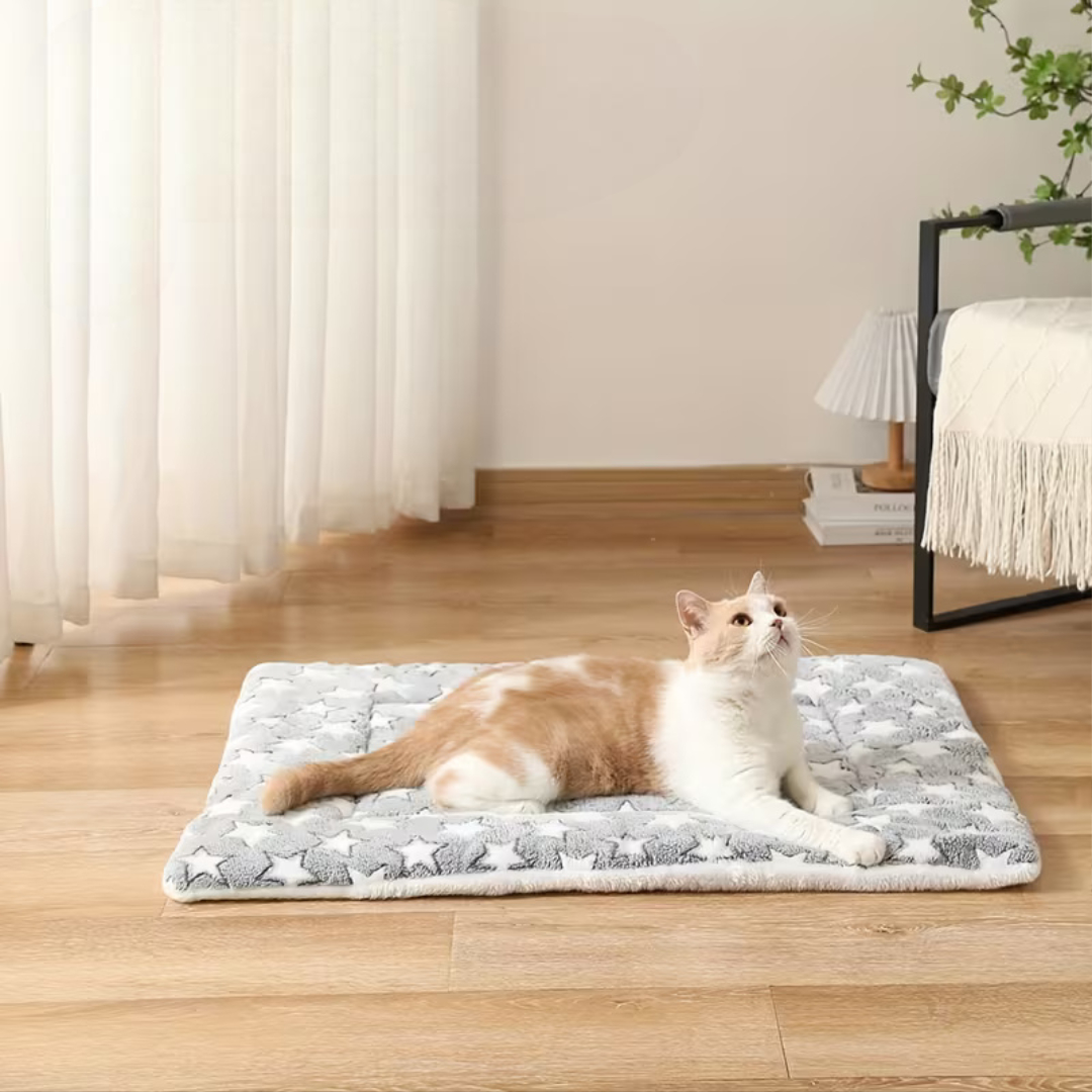 Dog Pillow Soft Pet Blanket Reversible Fleece Dog Blanket