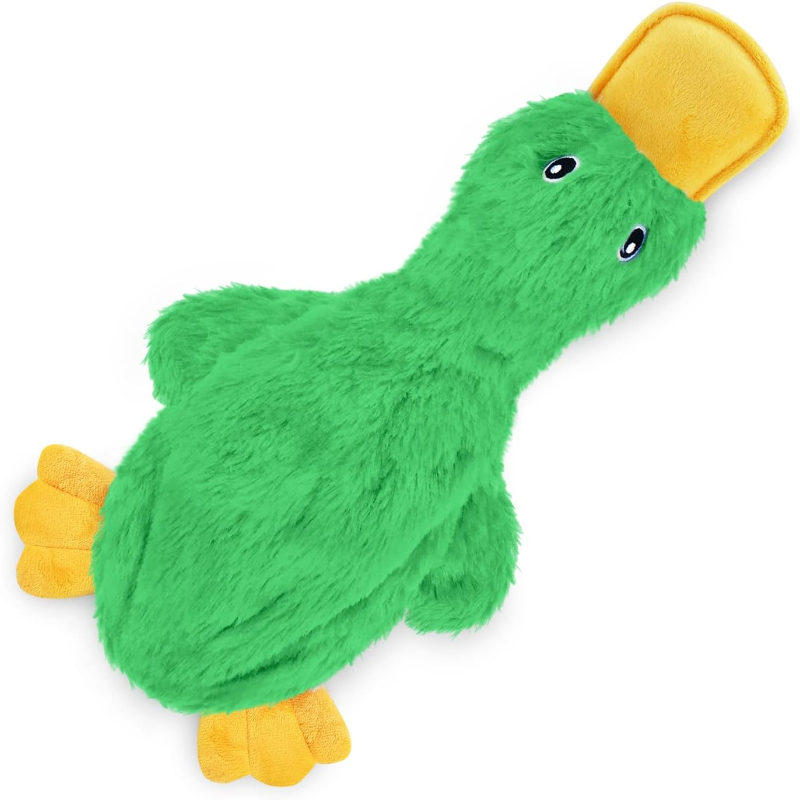 Crinkle Duck Shaped Dog Toy  With Squeaker-Ziggy Dog Training Collar