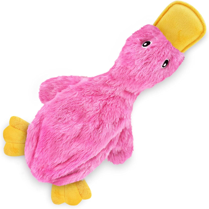 Crinkle Duck Shaped Dog Toy  With Squeaker-Ziggy Dog Training Collar