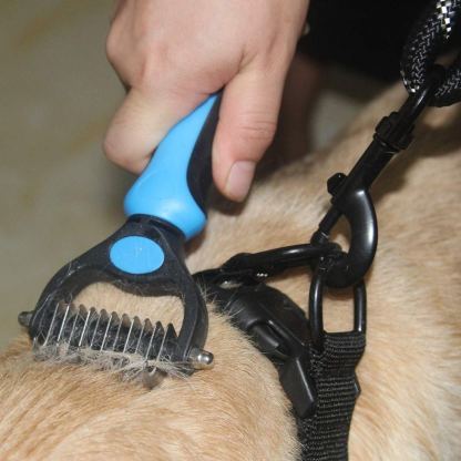 Double-Sided Dog And Cat Grooming Brush